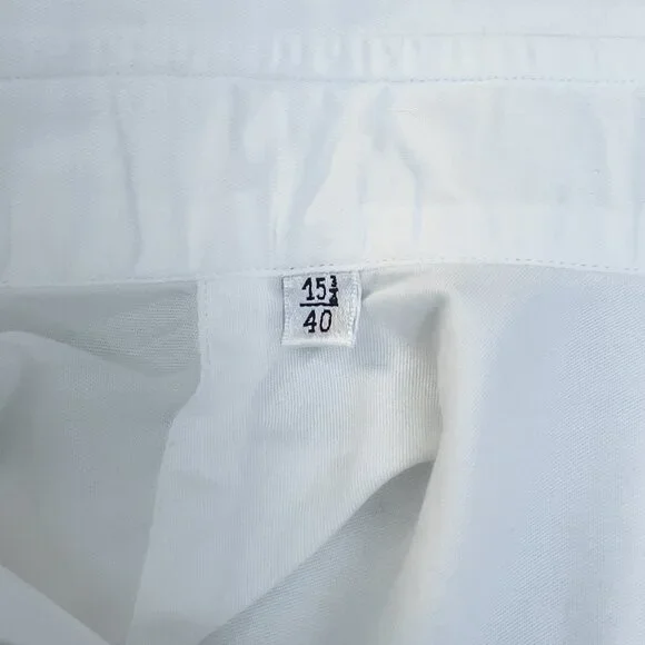LORO PIANA Men's White Dress Shirt 15.75/40 NWT - Picture 11 of 12